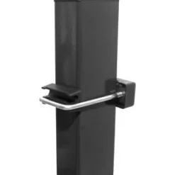 Clearance AB Polar nelikulmainen aitatolppa musta 40x60mm korkeus 170cm