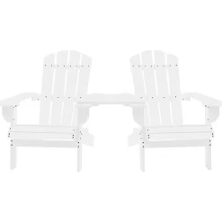 Sale FinePRICE Adirondack-puutarhatuoli täysi kuusi valkoinen