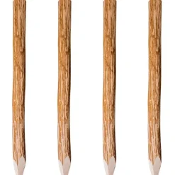 New FinePRICE Aidanseipäät 4kpl pähkinäpuu 120cm