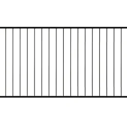 Clearance Green Land Aitaelementti Garden 180 x 100 cm musta alumiini