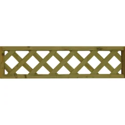 New Tammiston puu Aitaelementti Lehto A08 1200x300 mm vinoristikko vihreä