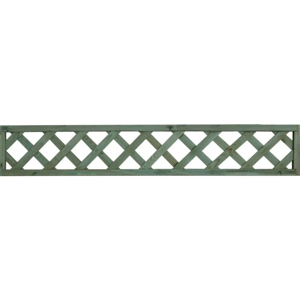 Sale Tammiston puu Aitaelementti Lehto A62 1800x300 mm vinoristikko vihreä