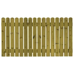 Clearance Tammiston puu Aitaelementti Nummi Lux A58 2000x1100 mm pystylauta 21 mm hienosahattu vihreä