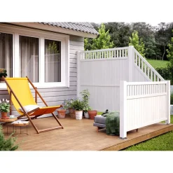 Sale Palmako Aitaelementti Elke 2 180x90 cm valkoinen 5 kpl/pkt
