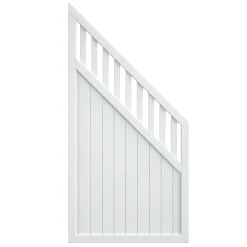 Outlet Palmako Aitaelementti Elke 3 180/90x90 cm valkoinen 5 kpl/pkt