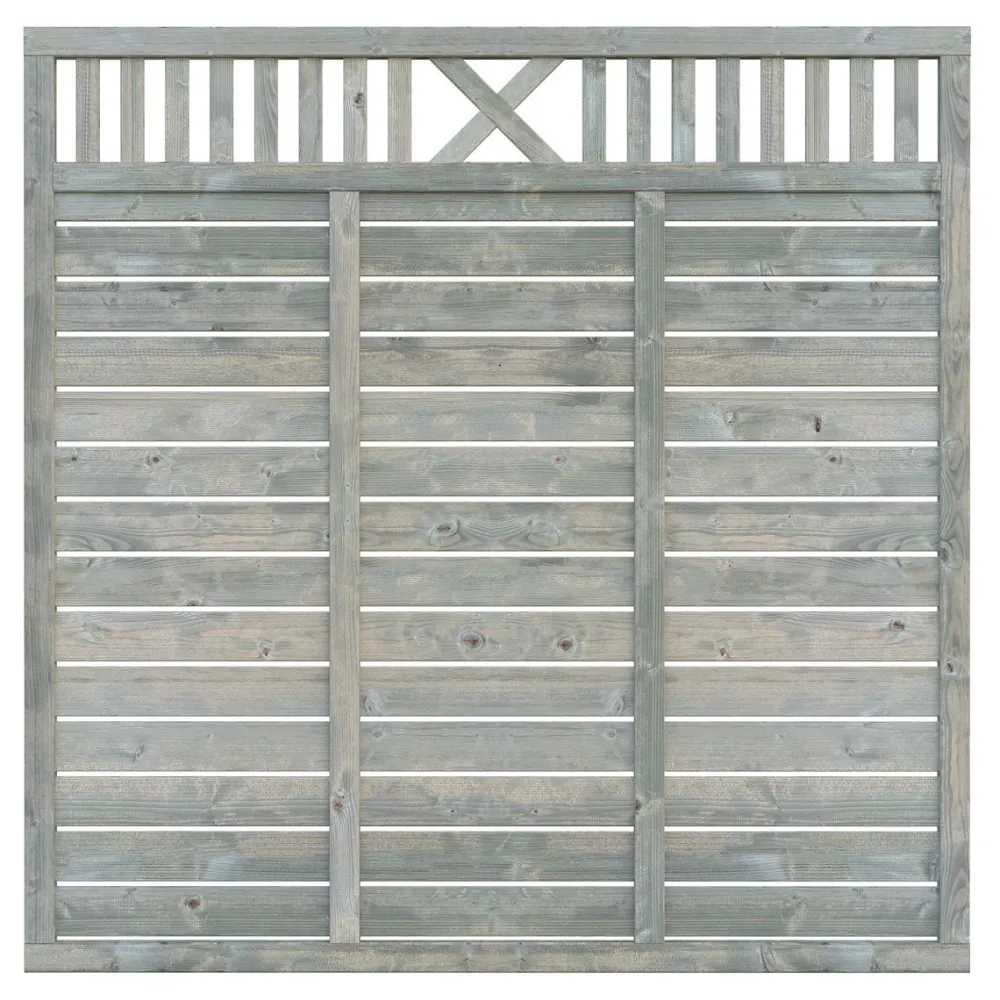 Outlet Palmako Aitaelementti Helis 1 180x180 cm painekyllästetty harmaa 5 kpl/pkt