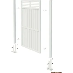 Online Palmako Aitaelementti Nina2 WTPNT 900x1800mm valkoinen, 5kpl/pkt