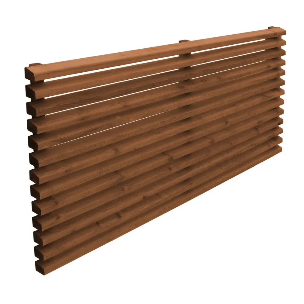 Best Tammiston puu Aitaelementti Suunnikas A95R 1860x800 mm vinorima ruskea