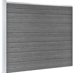Discount FinePRICE Aitapaneelisarja WPC 353x146 cm harmaa