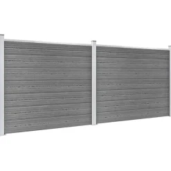 Discount FinePRICE Aitapaneelisarja WPC 353x146 cm harmaa