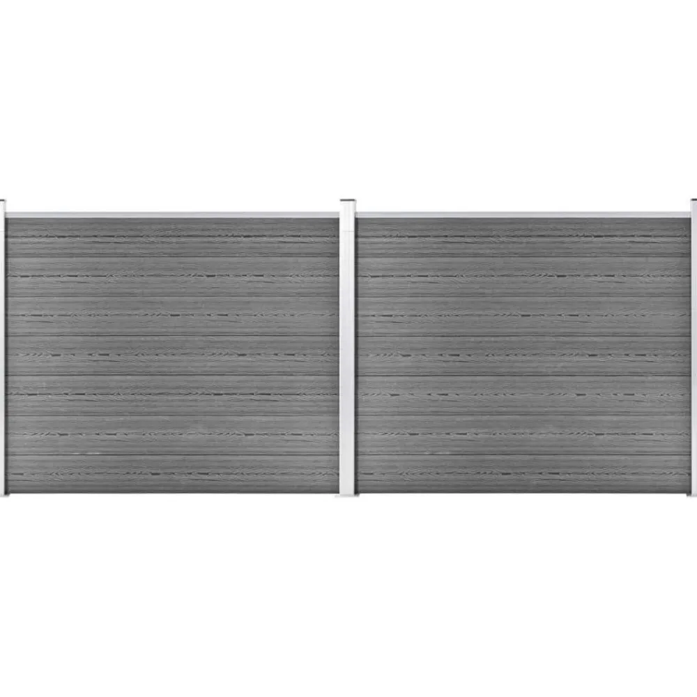 Discount FinePRICE Aitapaneelisarja WPC 353x146 cm harmaa