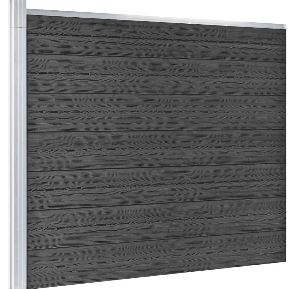 Outlet FinePRICE Aitapaneelisarja WPC 699x146 cm harmaa