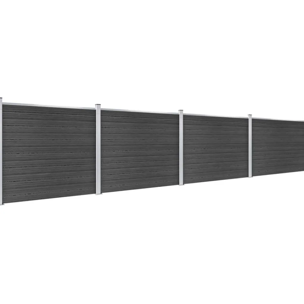 Outlet FinePRICE Aitapaneelisarja WPC 699x146 cm harmaa