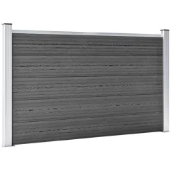 Hot FinePRICE Aitapaneelisarja WPC 526x105 cm musta