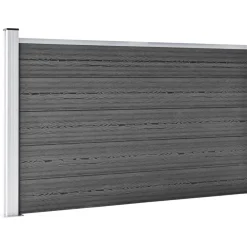 Hot FinePRICE Aitapaneelisarja WPC 526x105 cm musta