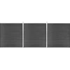 New FinePRICE Aitapaneelisarja WPC 526x186 cm musta