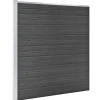 Hot FinePRICE Aitapaneelisarja WPC 872x186 cm musta