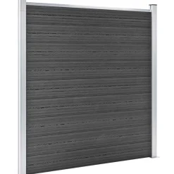 Outlet FinePRICE Aitapaneelisarja WPC 1391x186 cm musta
