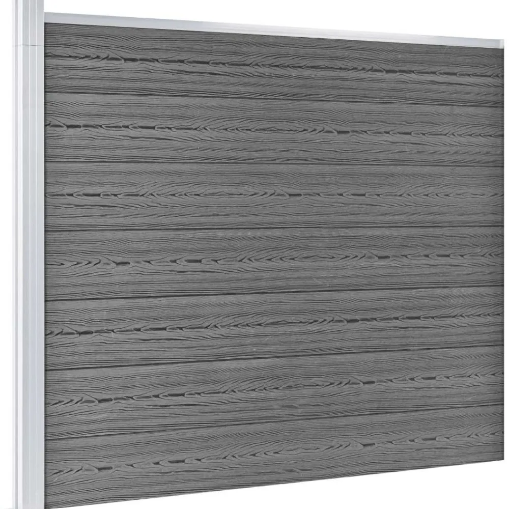 Sale FinePRICE Aitapaneeli WPC 175x146 cm harmaa