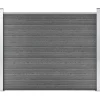 Online FinePRICE Aitapaneeli WPC 180x146 cm harmaa
