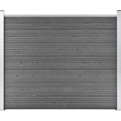 Online FinePRICE Aitapaneeli WPC 180x146 cm harmaa