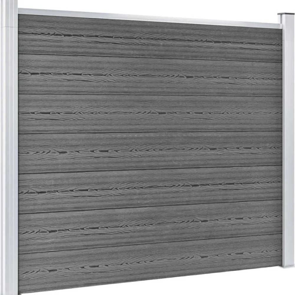 Online FinePRICE Aitapaneeli WPC 180x146 cm harmaa