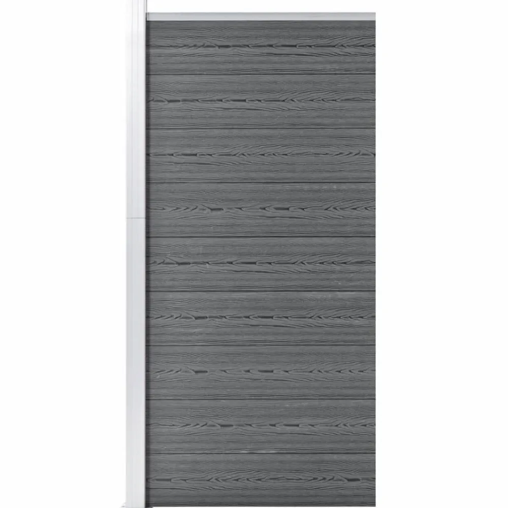 Outlet FinePRICE Aitapaneeli WPC 95x186 cm musta