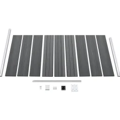 Outlet FinePRICE Aitapaneeli WPC 95x186 cm musta