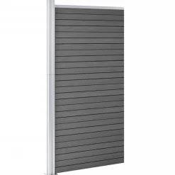 Outlet FinePRICE Aitapaneeli WPC 95x186 cm musta