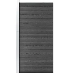 Outlet FinePRICE Aitapaneeli WPC 95x186 cm musta
