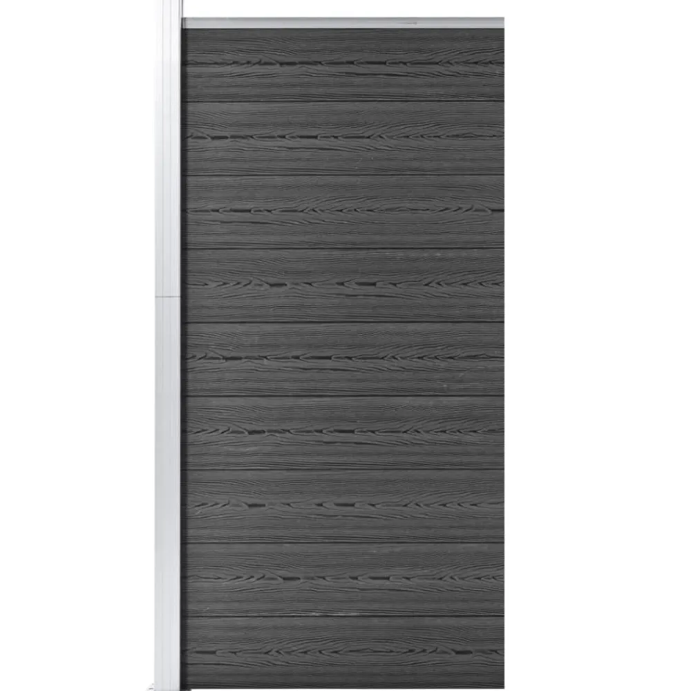 Outlet FinePRICE Aitapaneeli WPC 95x186 cm musta