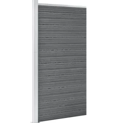 Outlet FinePRICE Aitapaneeli WPC 95x186 cm musta