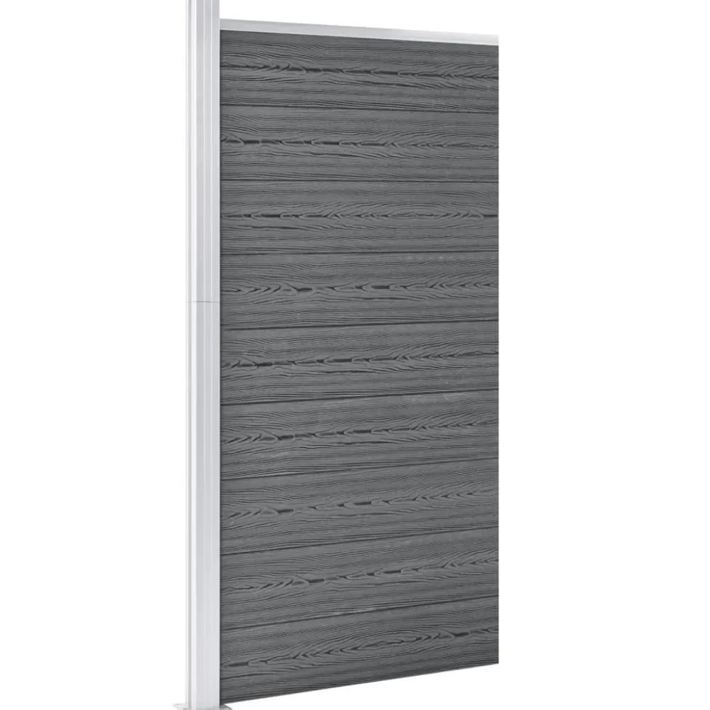 Outlet FinePRICE Aitapaneeli WPC 95x186 cm musta