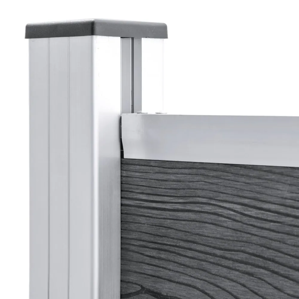 Outlet FinePRICE Aitapaneeli WPC 95x186 cm musta