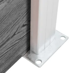 Outlet FinePRICE Aitapaneeli WPC 95x186 cm musta