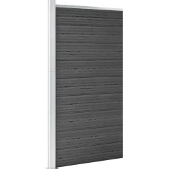 Outlet FinePRICE Aitapaneeli WPC 95x186 cm musta