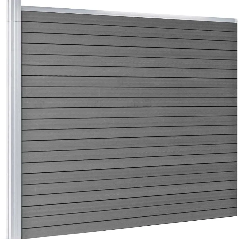 New FinePRICE Aitapaneeli WPC 175x146 cm musta