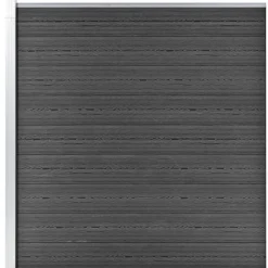 Clearance FinePRICE Aitapaneeli WPC 175x186 cm musta