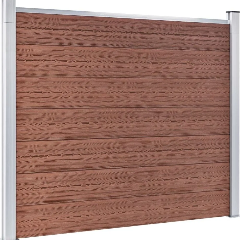 Online FinePRICE Aitapaneeli WPC 180x146 cm ruskea