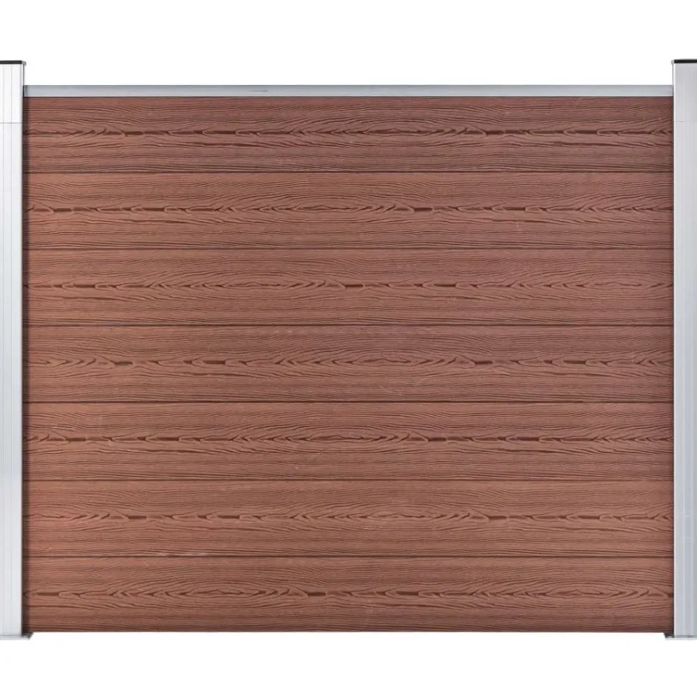 Online FinePRICE Aitapaneeli WPC 180x146 cm ruskea