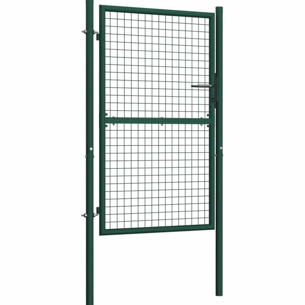 Best FinePRICE Aitaportti teräs 100x175cm vihreä