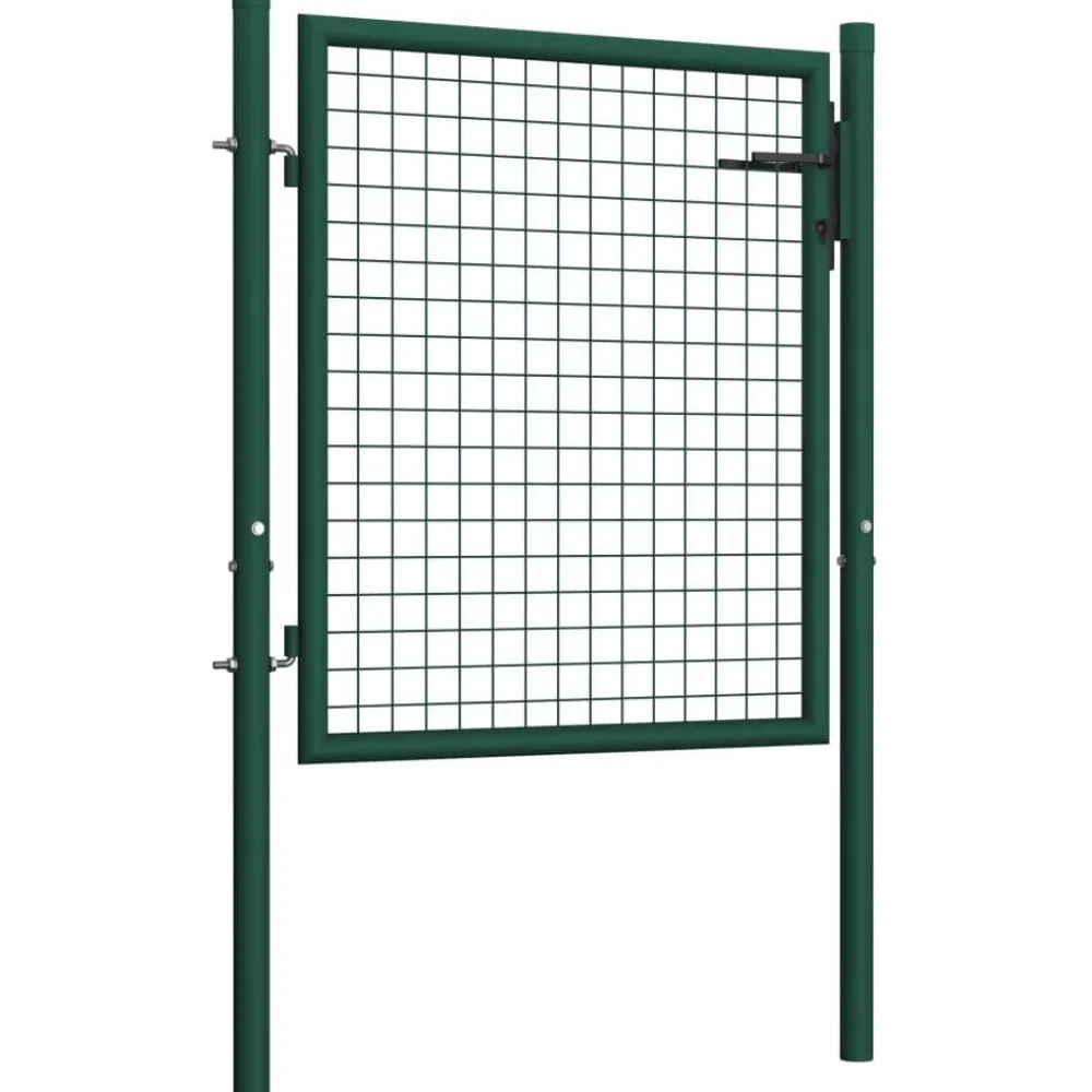 Online FinePRICE Aitaportti teräs 100x75cm vihreä