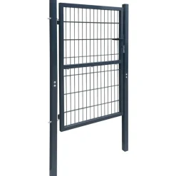 Outlet FinePRICE Aitaportti yksiovinen antrasiitin harmaa 106x170cm