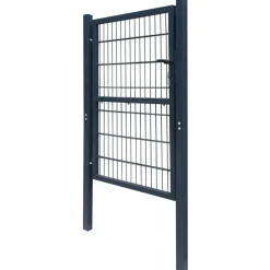 Outlet FinePRICE Aitaportti yksiovinen antrasiitin harmaa 106x170cm