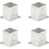 New FinePRICE Aitatolpan jalat 4kpl galvanoitu 121mm