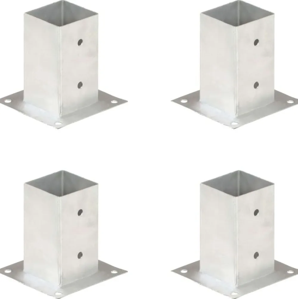 Outlet FinePRICE Aitatolpan jalat 4kpl galvanoitu 81mm