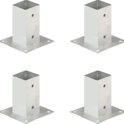 Outlet FinePRICE Aitatolpan jalat 4kpl galvanoitu 71mm