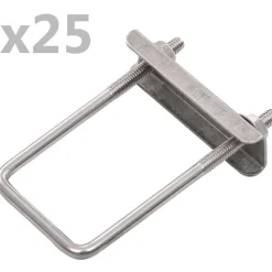 Clearance FinePRICE Aitatolpan U-liitin 60x40mm 25kpl