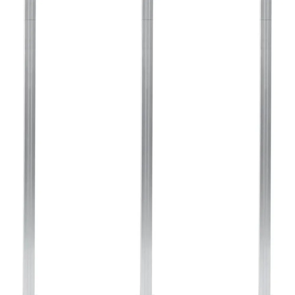 Outlet FinePRICE Aitatolpat 3kpl alumiini 185cm