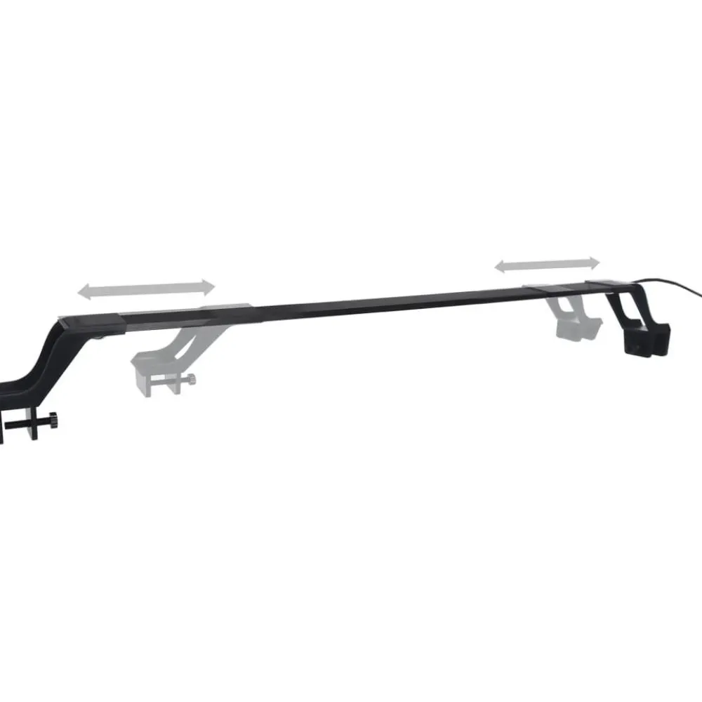 New FinePRICE Akvaarion LED-valo kiinnittimillä 55-70 cm valkoinen